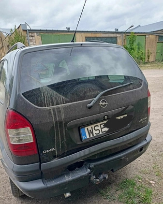 Opel Zafira cena 2700 przebieg: 272000, rok produkcji 2002 z Sierpc małe 56